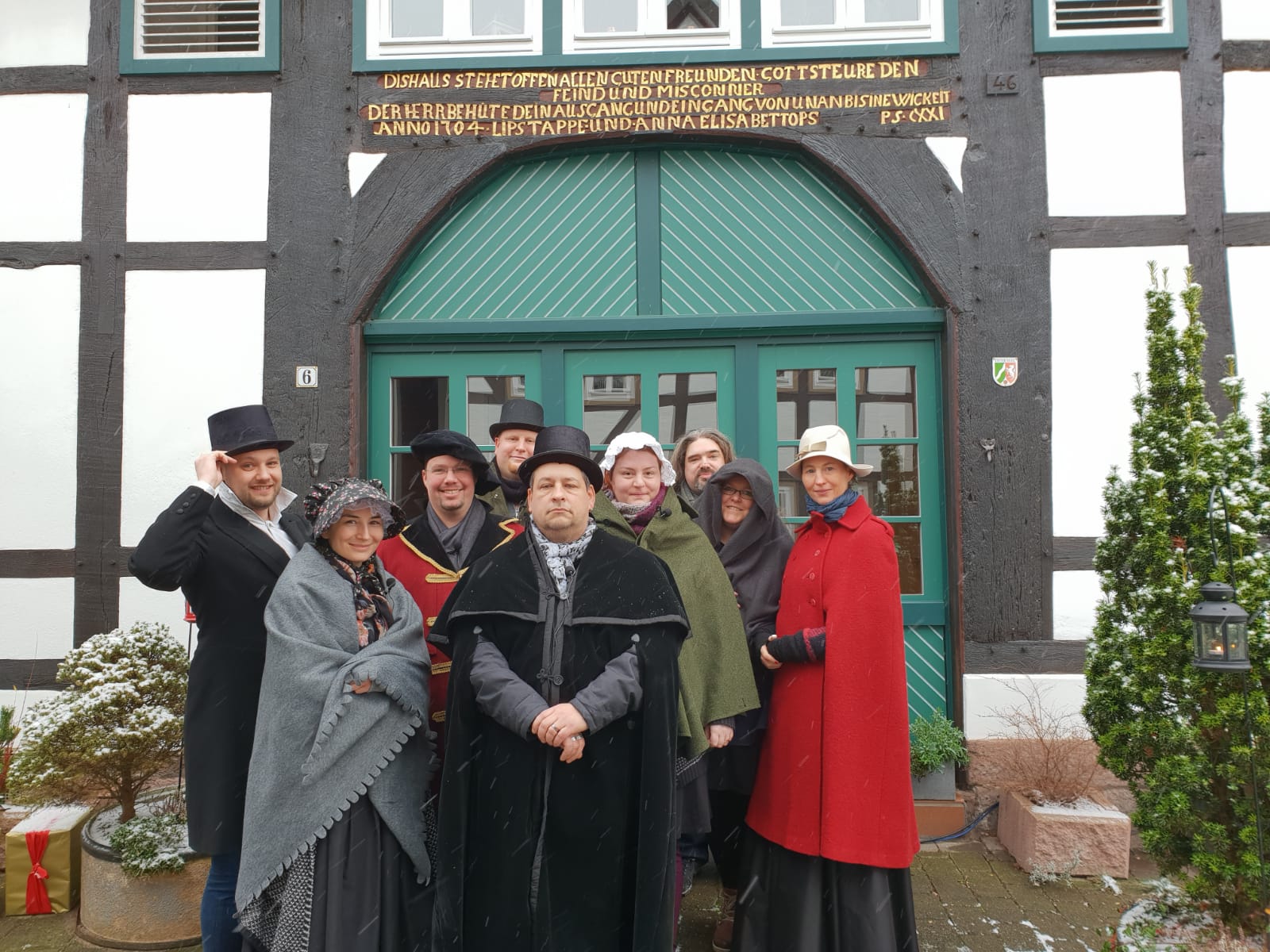 DreamTeamerLiveHörspieler in Blomberg beim Dickens Festival